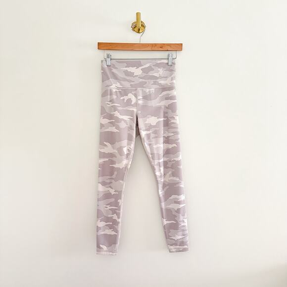 Athleta Elation 7/8 Tight Pull On Camo Print Activewear Leggings Gray XS - Picture 3 of 11
